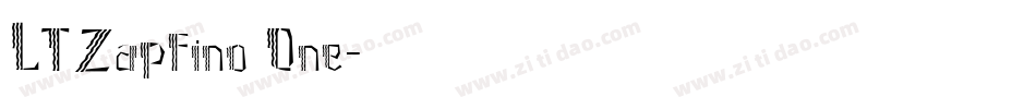 LTZapfino One字体转换
